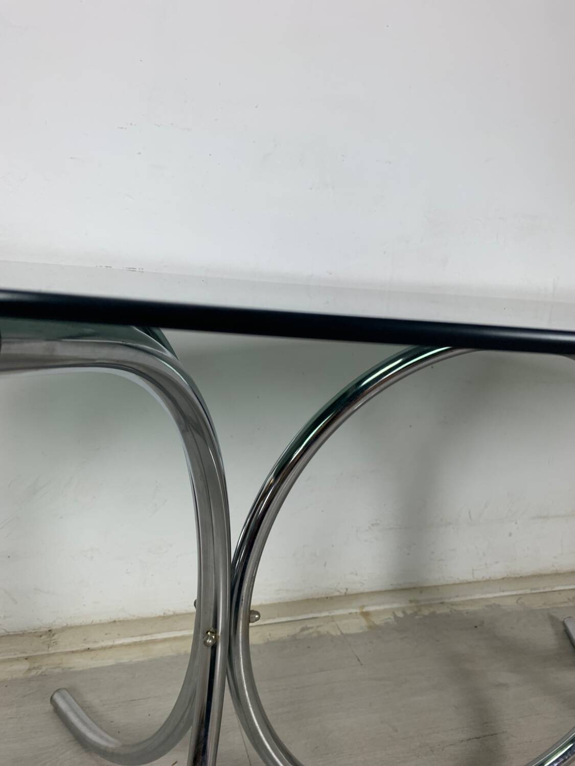 Glass steel table
