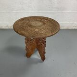 Anglo-Indian carved side table