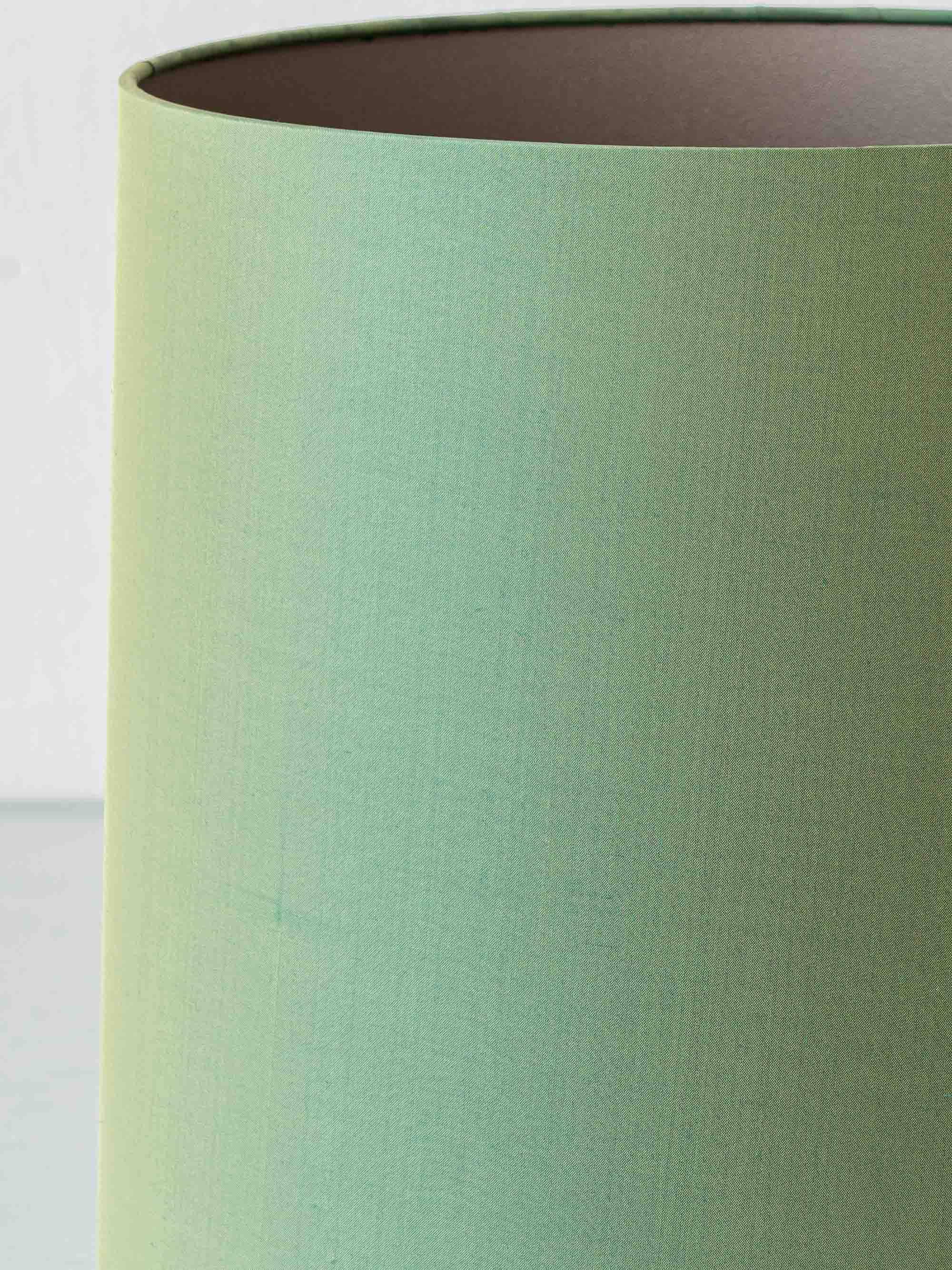 Charles Catteau Frères Keramis Pineapple Table Lamp, New Silk Shade