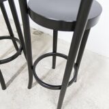 Pair of Baumann high stools, Dialog model, 79 cm