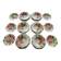 Pontesa Spain Plate Service fruit decor (18 pieces)