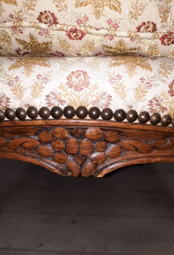 Bergère de style Louis XV