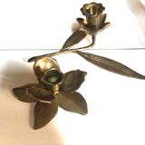 Brass candlesticks