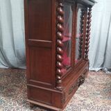Louis XIII oak display case