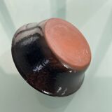 Brown zigzag candle holder