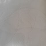 Large oval dish Gien model Floreal - vintage