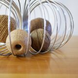 Vintage metal fruit basket