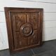 Old carved wooden door