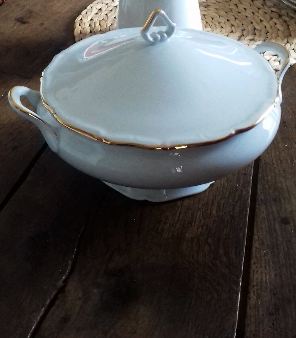 White porcelain soup Sologne Lamotte