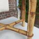 Table basse rectangulaire en rotin