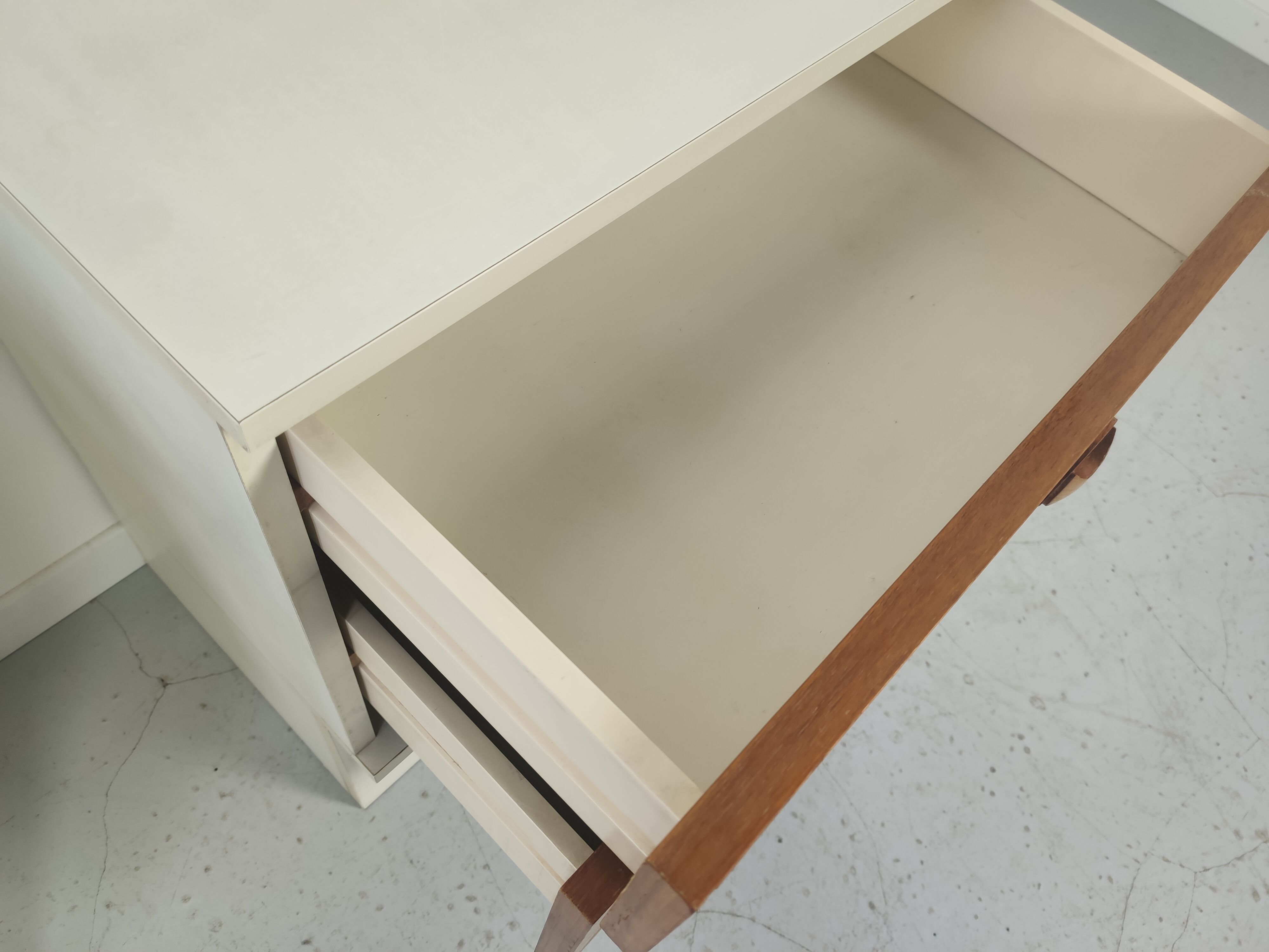 Pair of teak bedsides Scandinavian style 70s