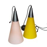 Double pendant lamp by Solken, 1970's.