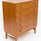 Commode vintage scandinave en teck, années 1970