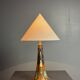 Dutch ceramic art nouveau Plazuid Gouda Pottery table lamp, 1920s