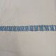 Antique linen/mixed sheet with embroidery