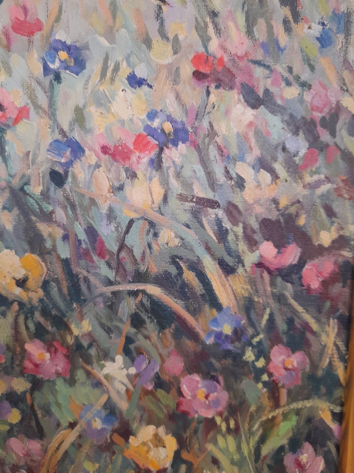 Paire de tableaux floraux danois signés Allan Karms