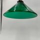 Lampe opaline verte ancienne