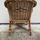 Fauteuil en rotin enfant vintage