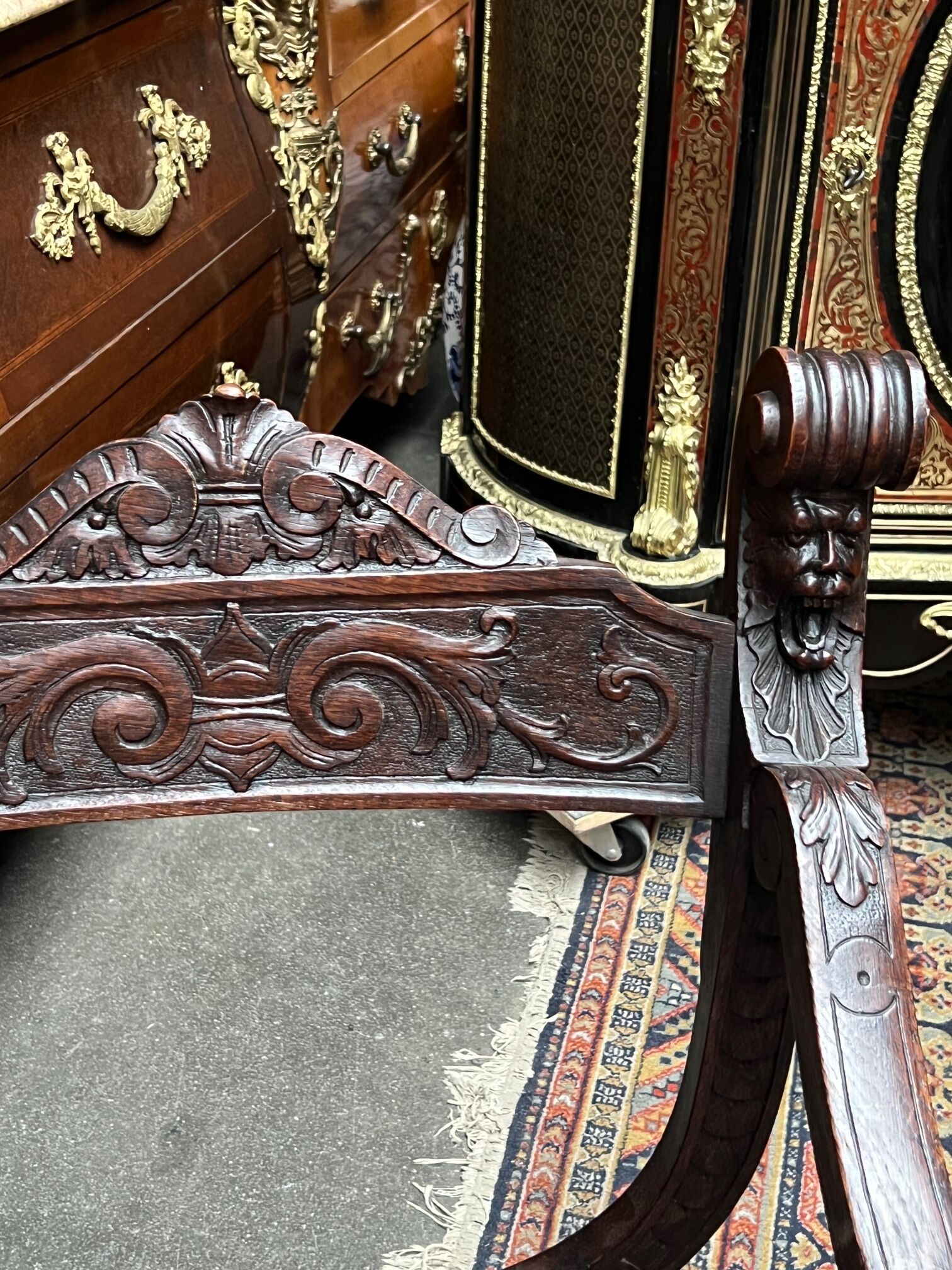 Pair of Dagobert chairs.