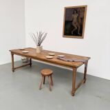 Table de ferme en hêtre XL