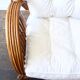 1980's rattan armchair