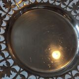 Openwork silver metal cut