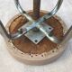 Modernist stool circa 1930 in the style of LC7 by Perriand, Le Corbusier and Jeanneret
