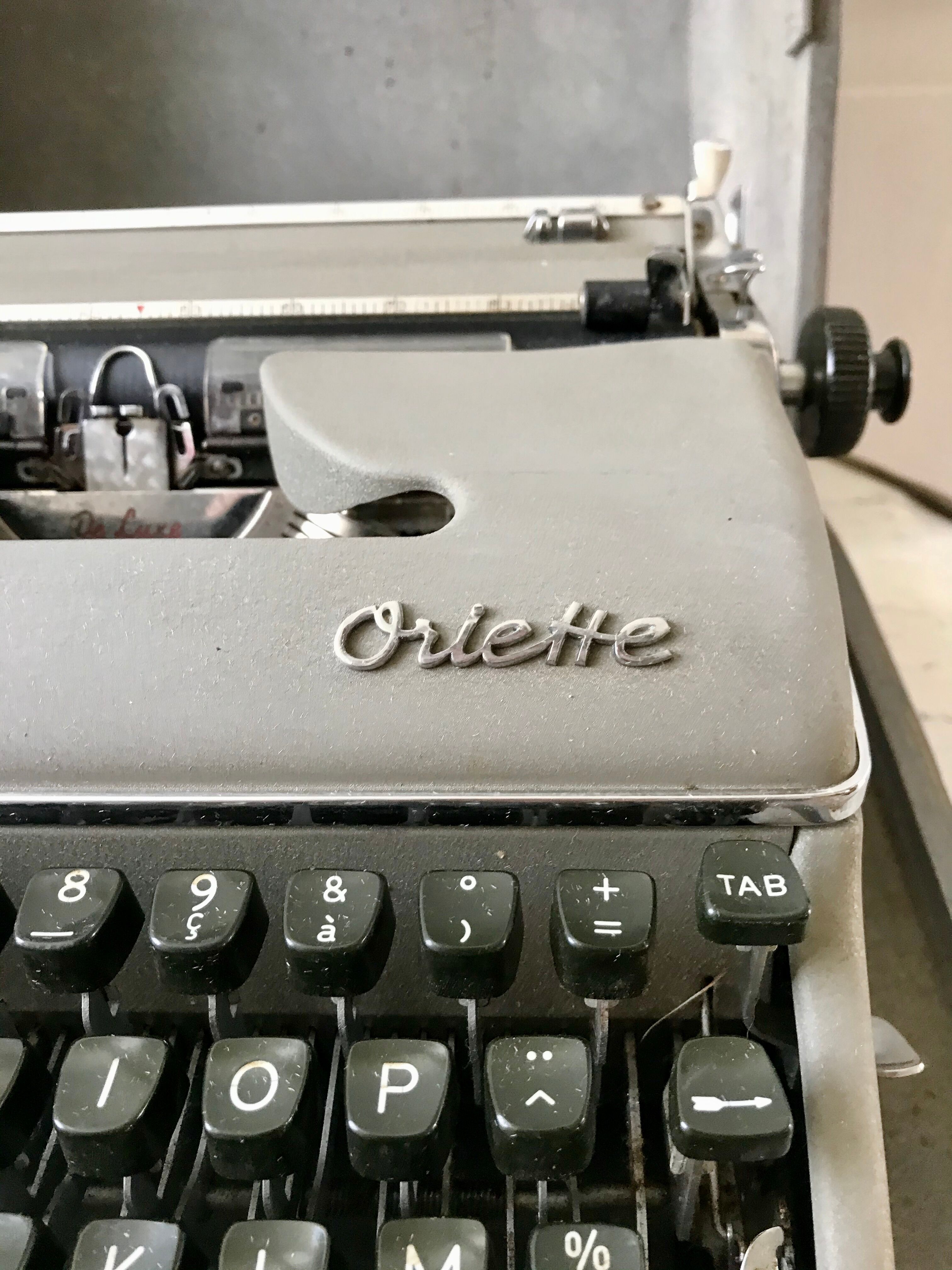 large typewriter Olympia model Oriette years 60-70