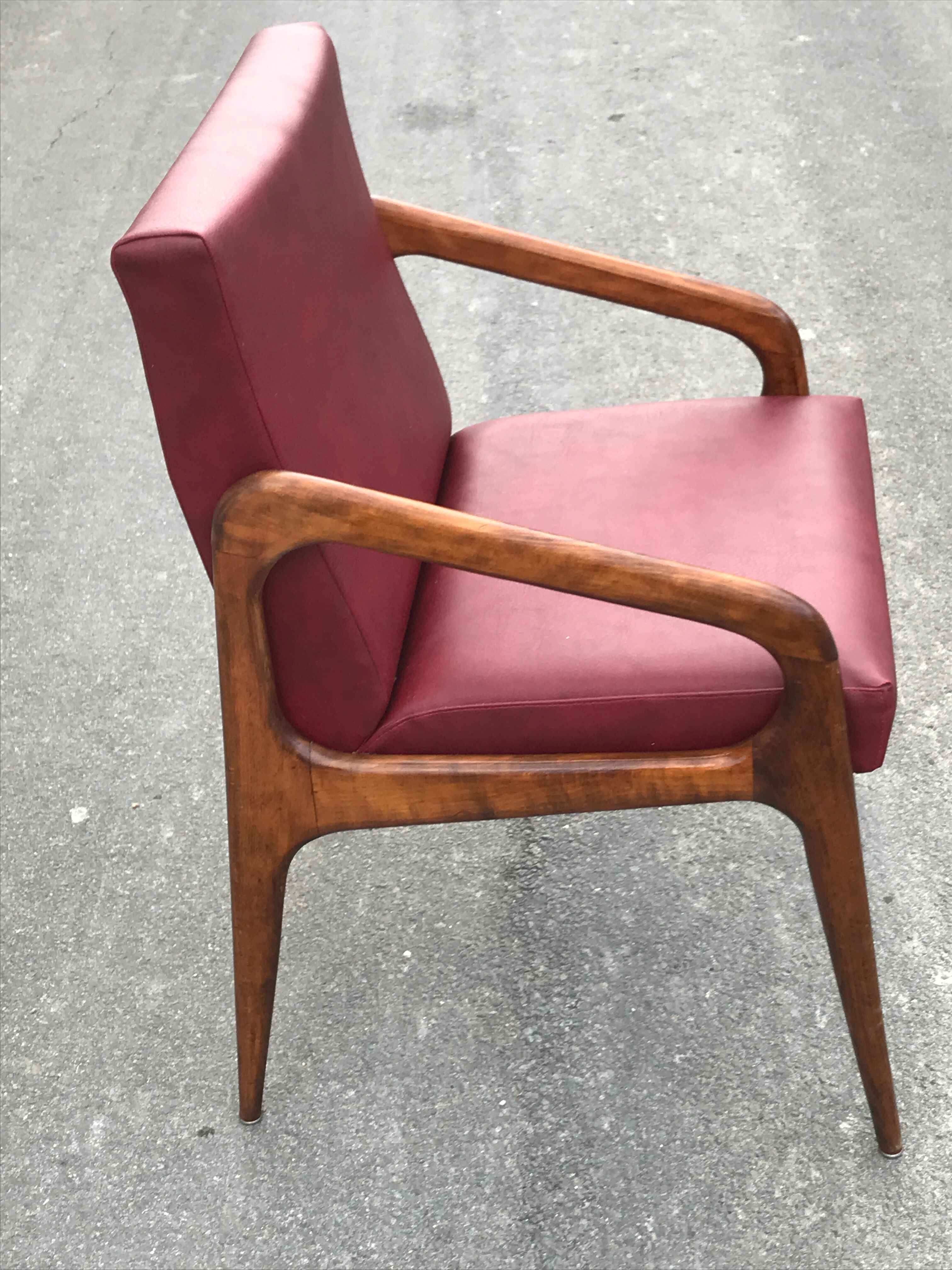 Vintage stella armchair design 1960