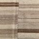 Large Brown Beige Turkish Kilim Rug, 313x374Cm