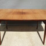 Scandinavian table 2 extensions teak "tray in its juice"