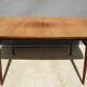 Table scandinave 2 allonges teck "plateau dans son jus"