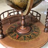 Coffee table bar world map