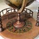 Coffee table bar world map