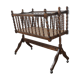 Old Vintage cradle with balance on wheels