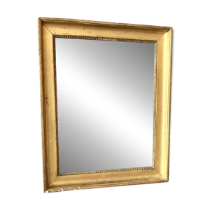 Miroir ancien bois doré