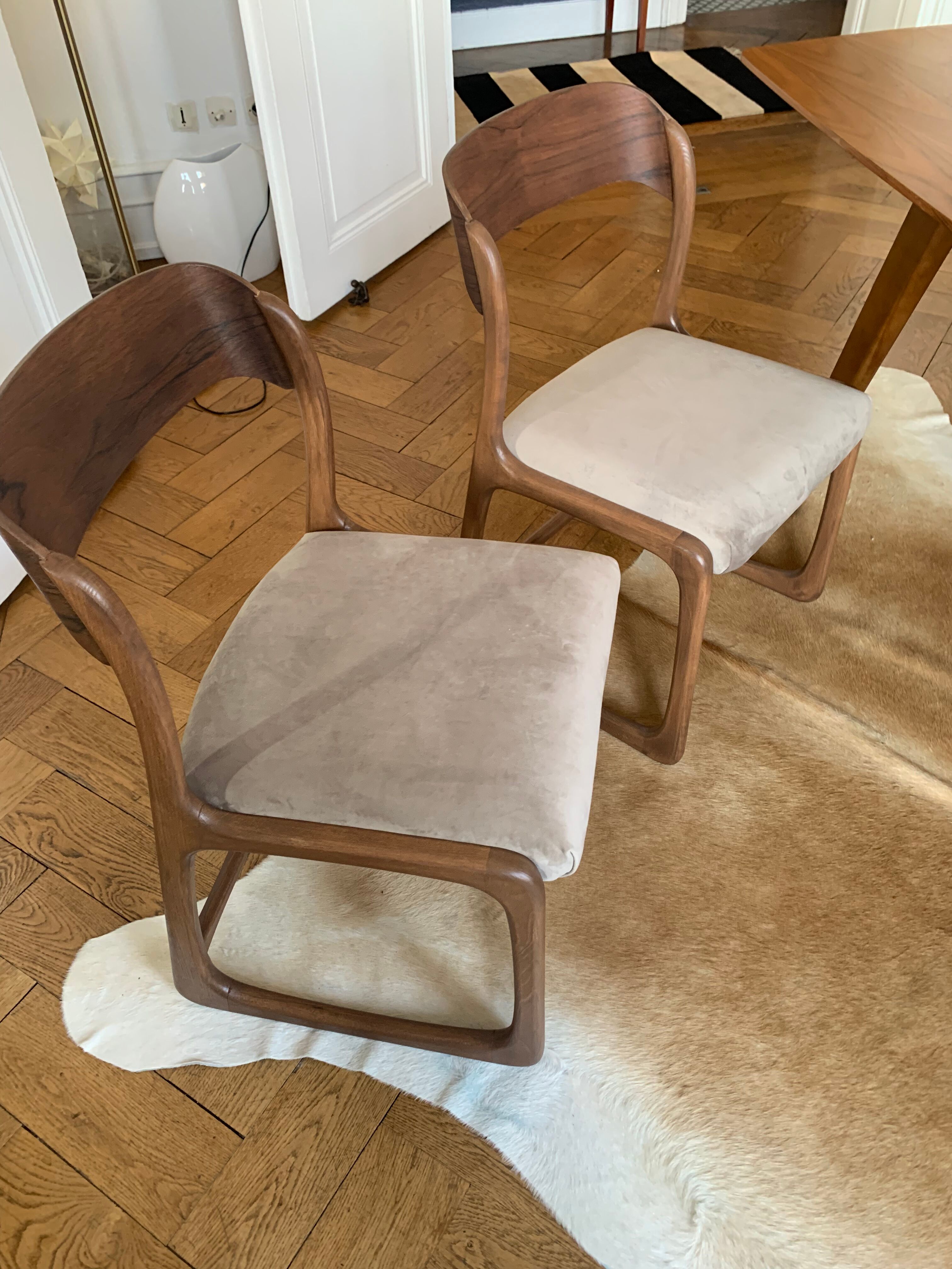 Baumann sleigh chairs