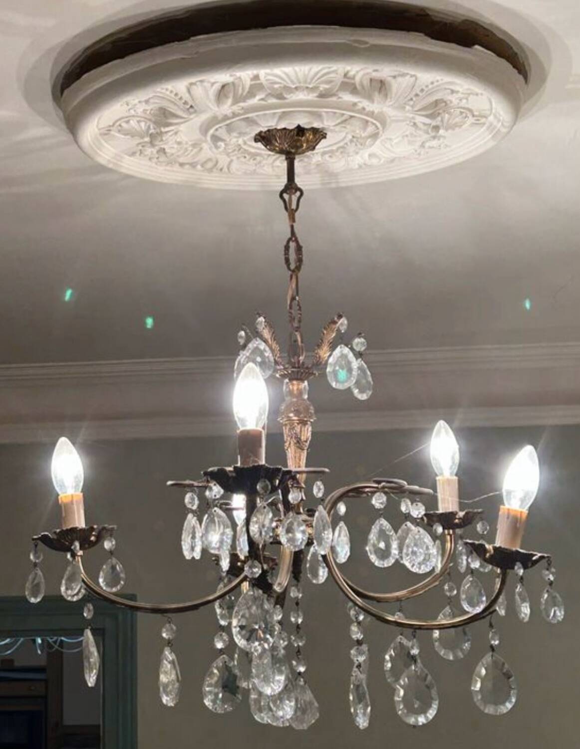 Lustre avec pampilles