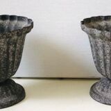 Lot 2 pots zinc