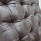 Fauteuil pivotant scandinave des années 1970, en cuir patchwork d'origine.