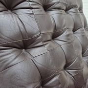 1970s, Scandinavian swivel armchair, original patchwork furniture leather.