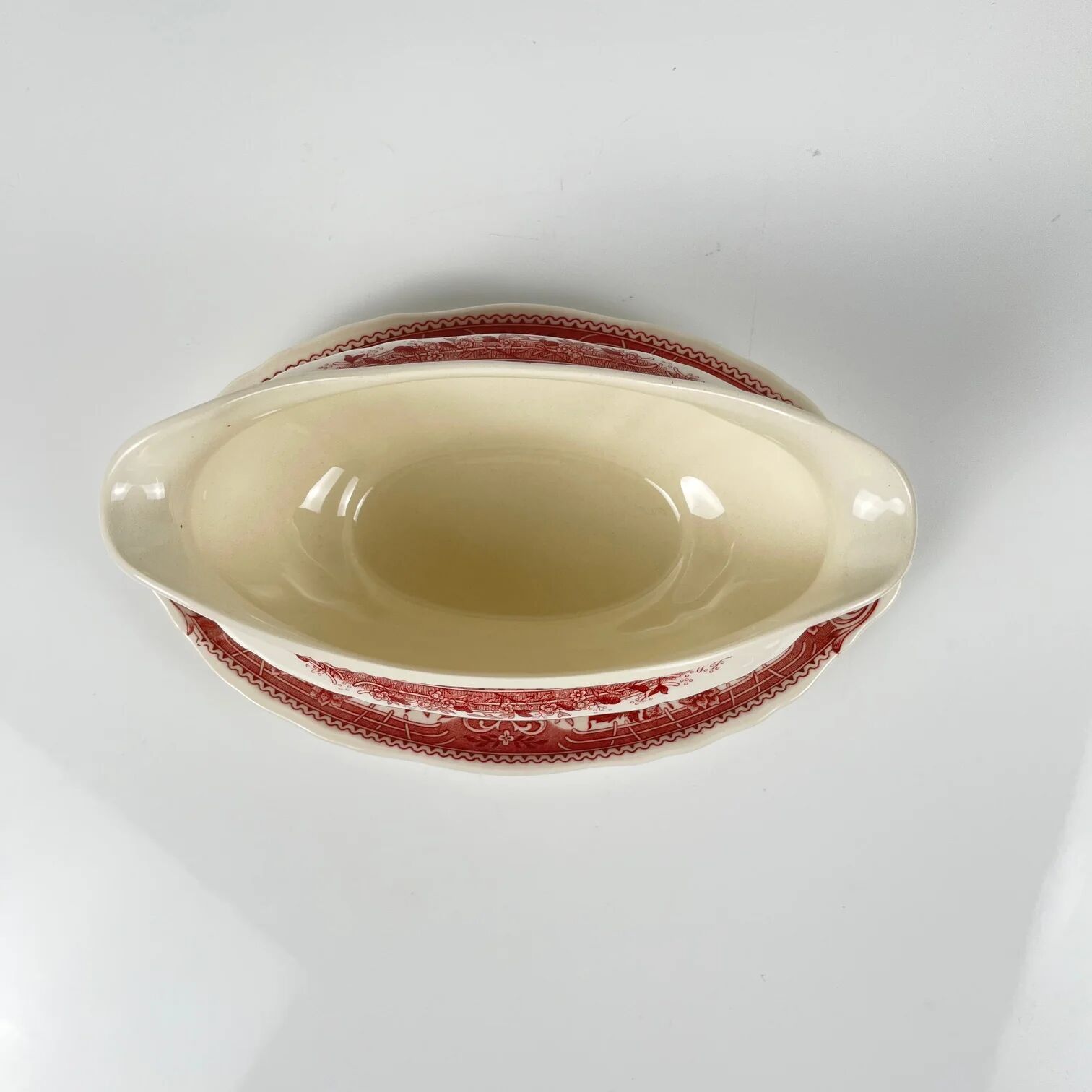 Sauceboat "Burgenland", Villeroy & Boch, red