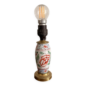Asian Porcelain Table Lamp with Gilded Brass from China, Japan, Satsuma, Kutani