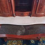 English mahogany shelf sideboard 19th