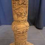 Chinese carved resin column