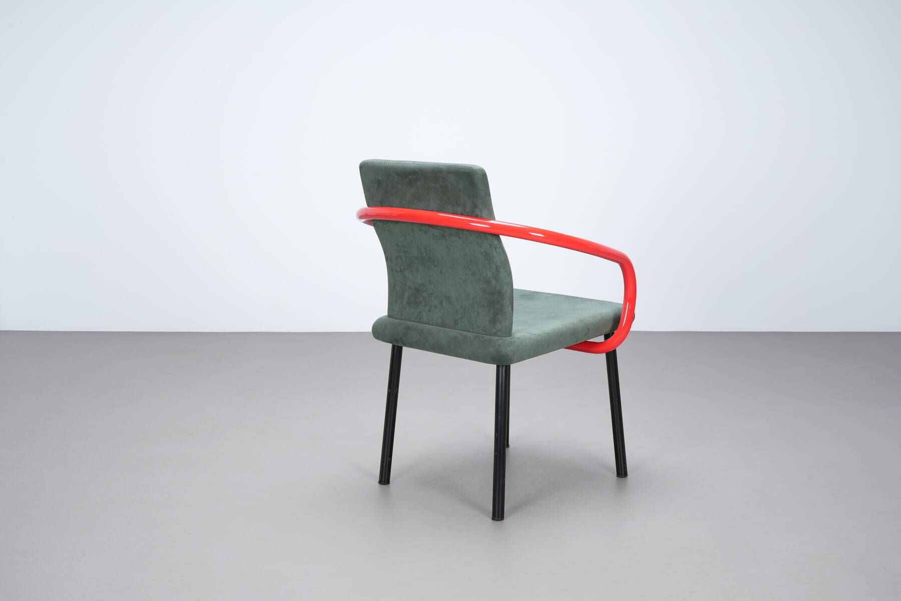 Ettore Sottsass Mandarin chair by Knoll International circa 1980