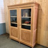 Vintage oak display case, removable