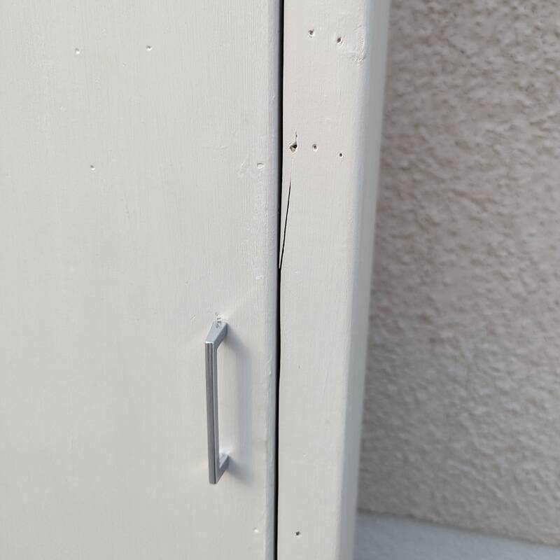 Vintage column cabinet