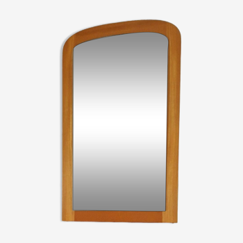 Scandinavian vintage wooden mirror