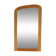 Scandinavian vintage wooden mirror